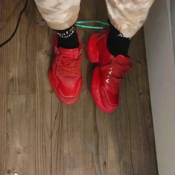 Jimmy Choo Diamond Chunky Sole Sneakers sz 40.5 Man US 7.5 25.5 cm - Picture 10 of 10